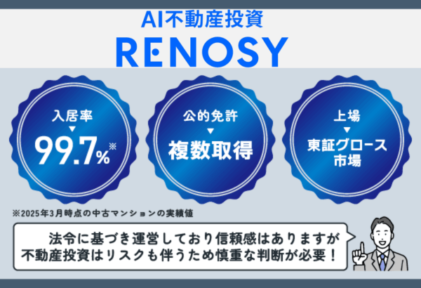 リノシーの実績を示した画像